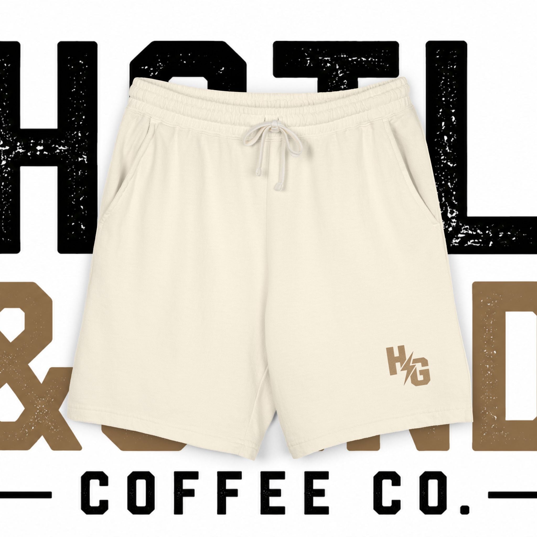 Hustle & Grind Coffee Co. Logo Sweat Shorts