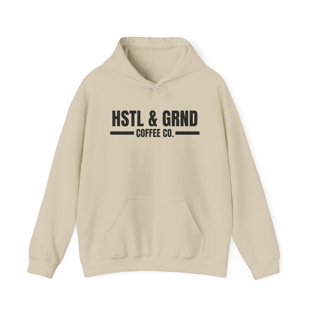 Hustle & Grind Coffee Co. Text Hoodie