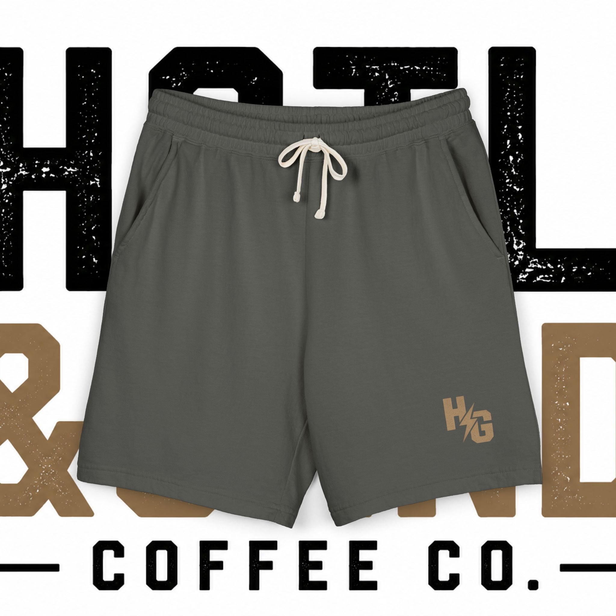 Hustle & Grind Coffee Co. Logo Sweat Shorts